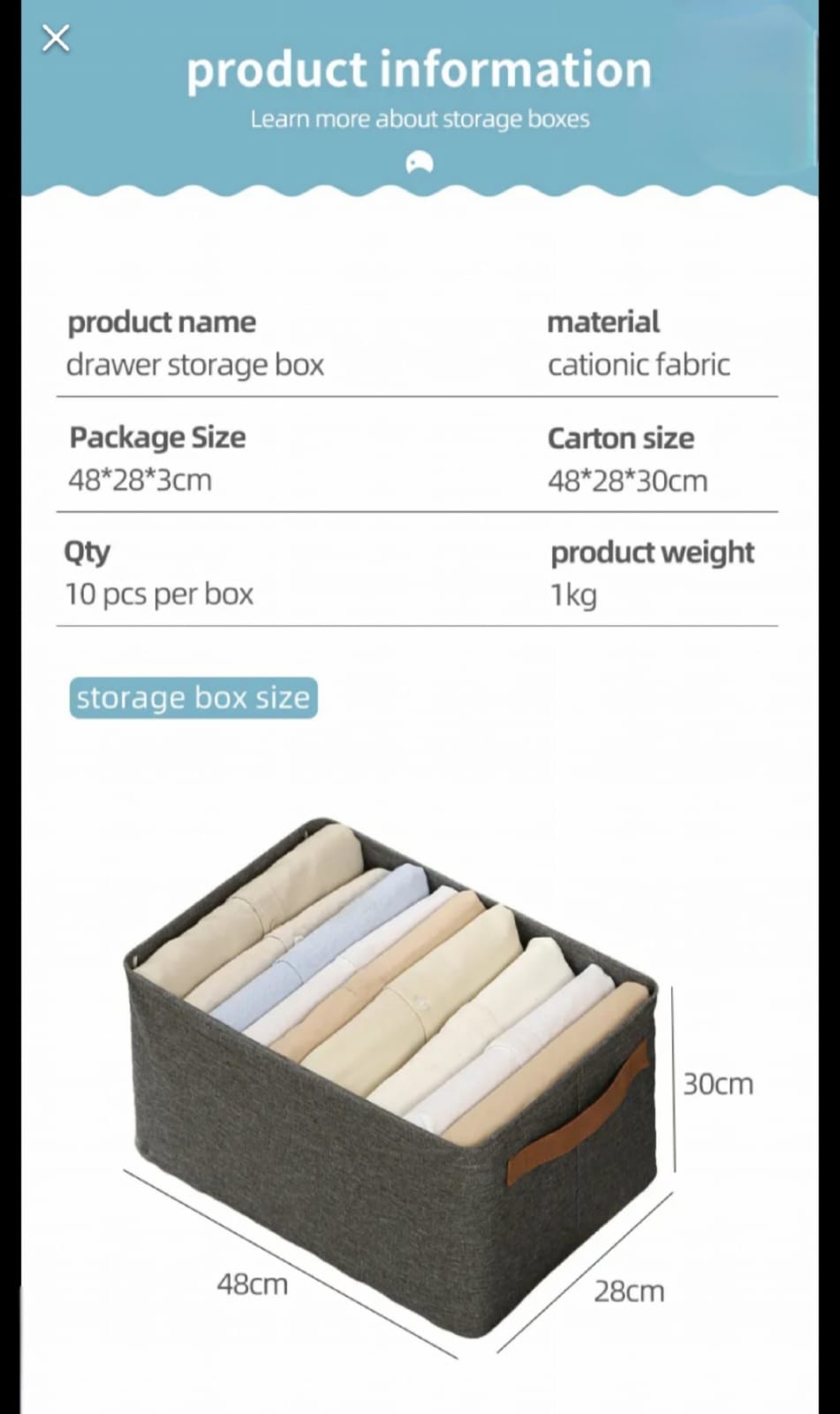 Wardrobe Clothes Organizer